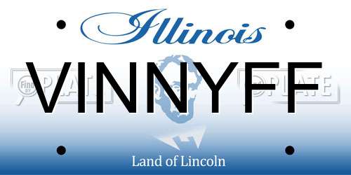 VINNYFF Illinois License Plate