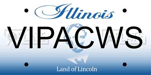 VIPACWS Illinois License Plate