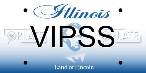 VIPSS Illinois License Plate