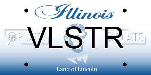 VLSTR Illinois License Plate
