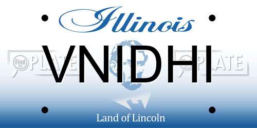 VNIDHI Illinois License Plate