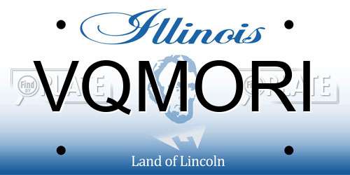 VQMORI Illinois License Plate