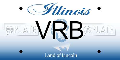 VRB Illinois License Plate