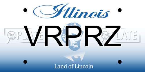 VRPRZ Illinois License Plate