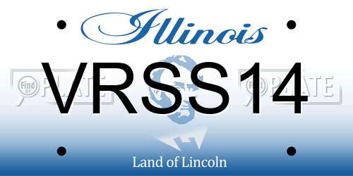 VRSS14 Illinois License Plate