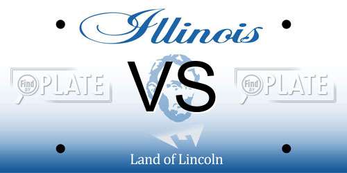 VS Illinois License Plate