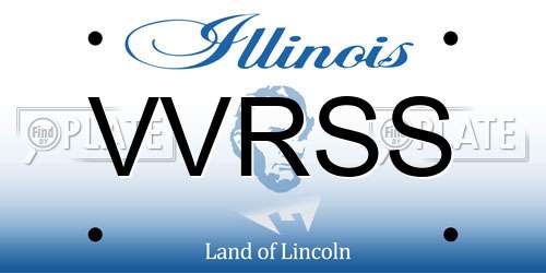 VVRSS Illinois License Plate