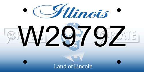 W2979Z Illinois License Plate