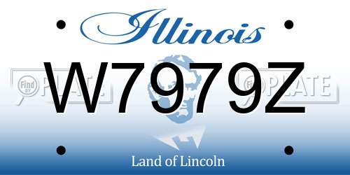 W7979Z Illinois License Plate