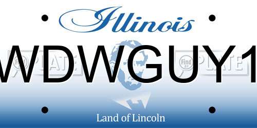 WDWGUY1 Illinois License Plate