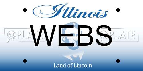 WEBS Illinois License Plate