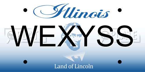 WEXYSS Illinois License Plate