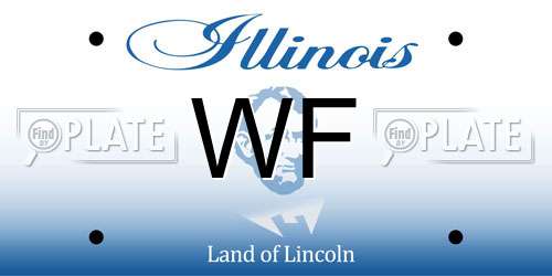 WF Illinois License Plate