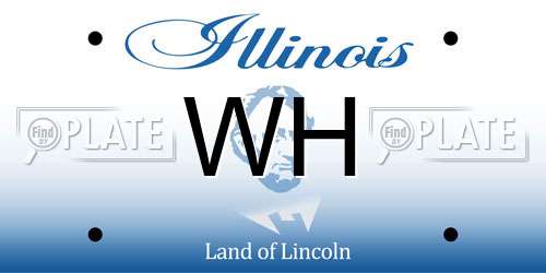 WH Illinois License Plate