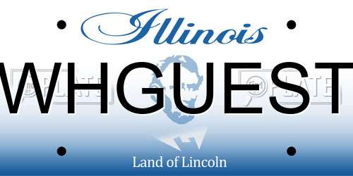 WHGUEST Illinois License Plate
