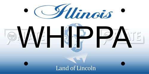 WHIPPA Illinois License Plate