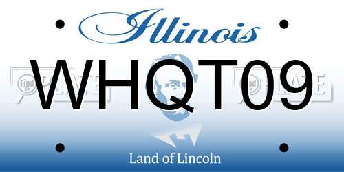 WHQT09 Illinois License Plate