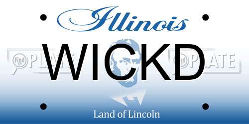 WICKD Illinois License Plate