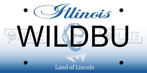 WILDBU Illinois License Plate