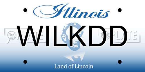 WILKDD Illinois License Plate