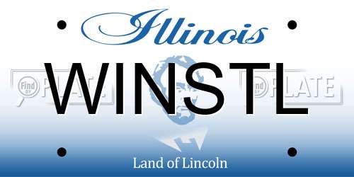 WINSTL Illinois License Plate