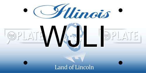 WJLI Illinois License Plate