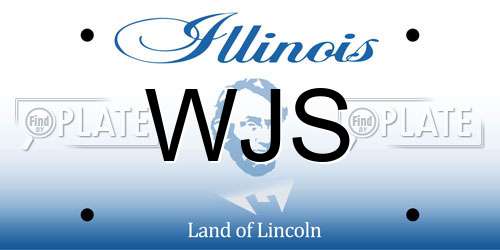 WJS Illinois License Plate