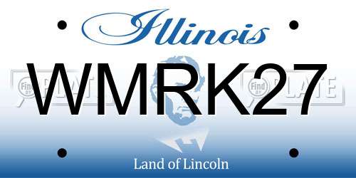 WMRK27 Illinois License Plate