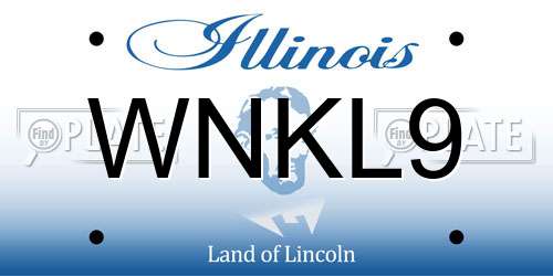 WNKL9 Illinois License Plate