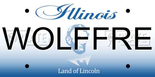 WOLFFRE Illinois License Plate