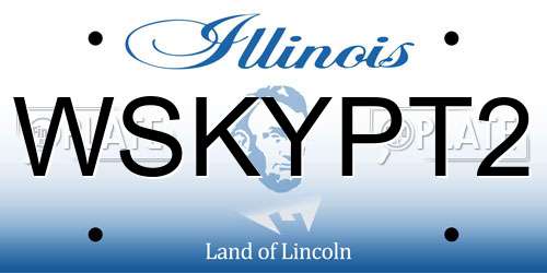 WSKYPT2 Illinois License Plate