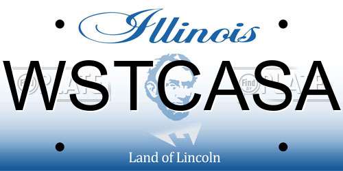 WSTCASA Illinois License Plate