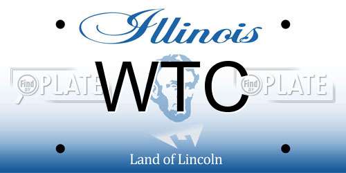 WTC Illinois License Plate
