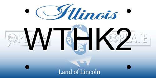 WTHK2 Illinois License Plate