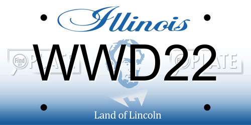WWD22 Illinois License Plate