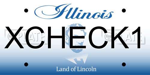 XCHECK1 Illinois License Plate