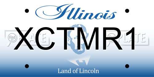 XCTMR1 Illinois License Plate