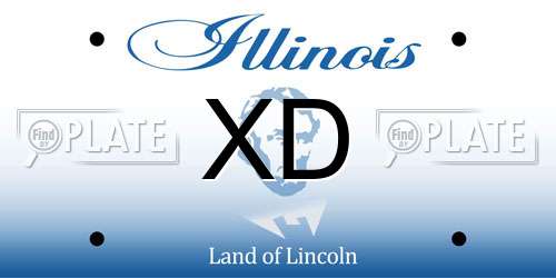 XD Illinois License Plate