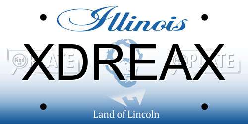 XDREAX Illinois License Plate