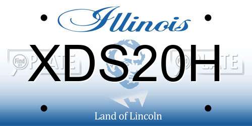 XDS20H Illinois License Plate