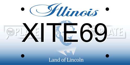 XITE69 Illinois License Plate