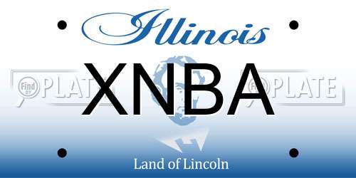 XNBA Illinois License Plate