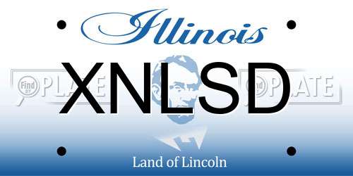 XNLSD Illinois License Plate