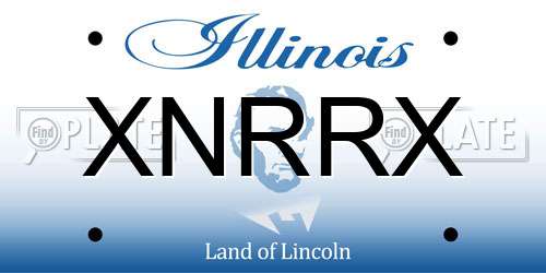 XNRRX Illinois License Plate
