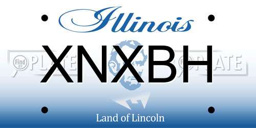 XNXBH Illinois License Plate