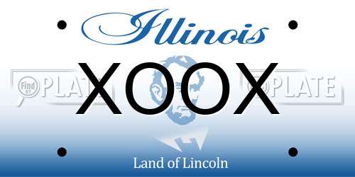 XOOX Illinois License Plate