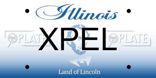 XPEL Illinois License Plate