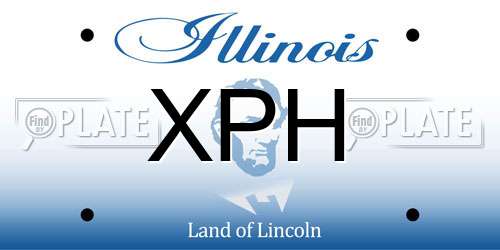 XPH Illinois License Plate