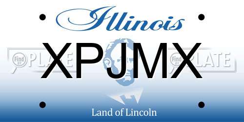 XPJMX Illinois License Plate