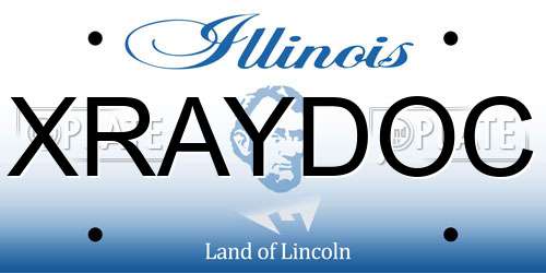 XRAYDOC Illinois License Plate